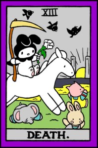 hello-kitty-tarot-death