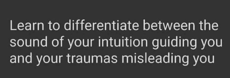 intuition v trauma