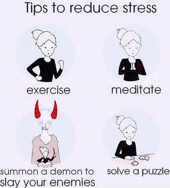 REDUCE STRESS